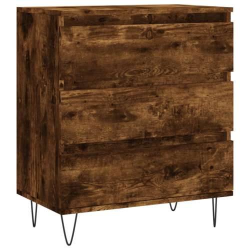 Komoda boja dimljenog hrasta 60 x 35 x 70 cm konstruirano drvo - Dimljeni hrast 1 Cijena