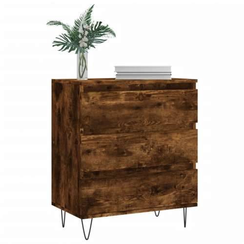 Komoda boja dimljenog hrasta 60 x 35 x 70 cm konstruirano drvo - Dimljeni hrast 1 Cijena