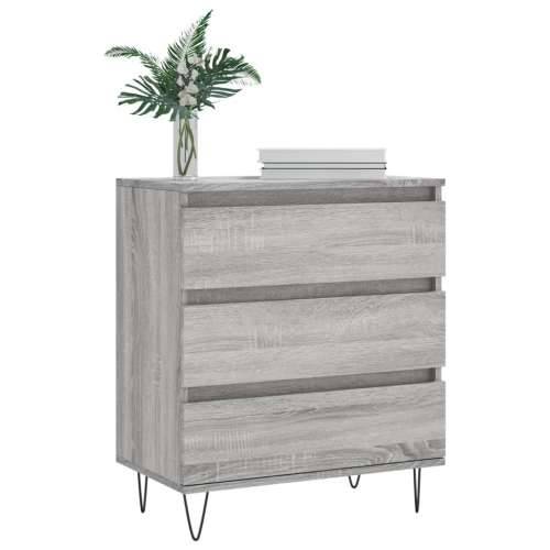 Komoda sivog hrasta sonome 60x35x70 cm od konstruiranog drva - Sivi hrast sonoma 1 Cijena