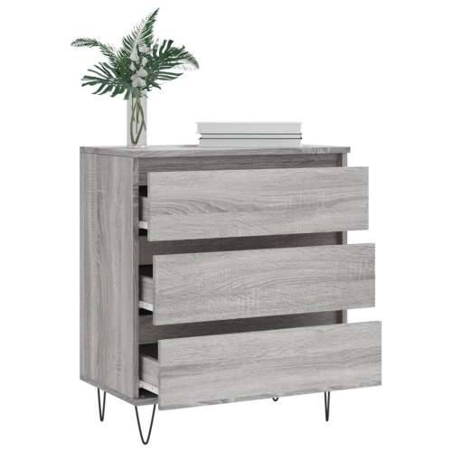 Komoda sivog hrasta sonome 60x35x70 cm od konstruiranog drva - Sivi hrast sonoma 1 Cijena