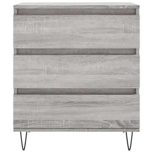Komoda sivog hrasta sonome 60x35x70 cm od konstruiranog drva - Sivi hrast sonoma 1 Cijena
