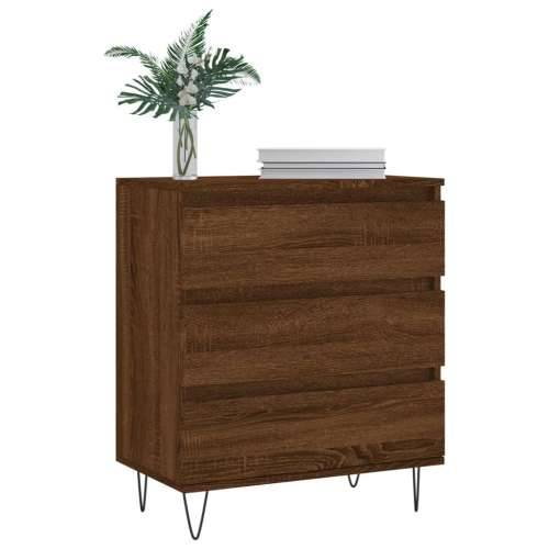 Komoda boja smeđeg hrasta 60 x 35 x 70 cm konstruirano drvo - Smeđi hrast 1 Cijena