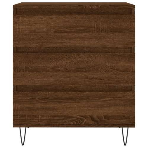 Komoda boja smeđeg hrasta 60 x 35 x 70 cm konstruirano drvo - Smeđi hrast 1 Cijena