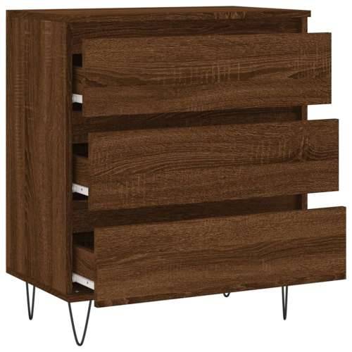 Komoda boja smeđeg hrasta 60 x 35 x 70 cm konstruirano drvo - Smeđi hrast 1 Cijena