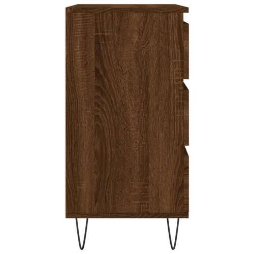 Komoda boja smeđeg hrasta 60 x 35 x 70 cm konstruirano drvo - Smeđi hrast 1 Cijena
