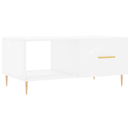 Stolić za kavu bijeli 90 x 50 x 40 cm od konstruiranog drva - Bijela 1 Cijena