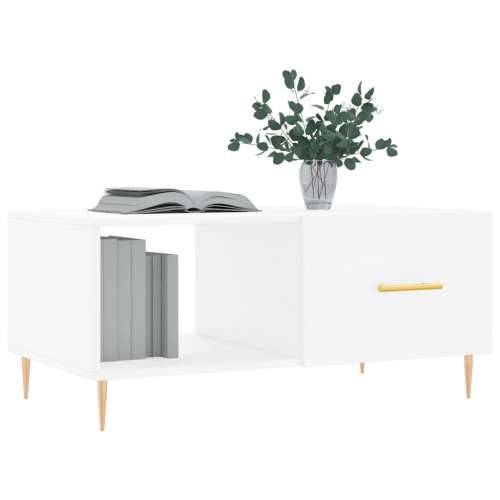 Stolić za kavu bijeli 90 x 50 x 40 cm od konstruiranog drva - Bijela 1 Cijena
