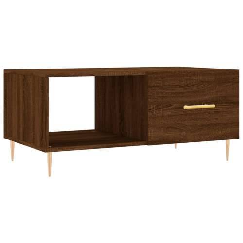 Stolić za kavu Smeđa hrasta 90x50x40 cm konstruirano drvo - Smeđi hrast 1 Cijena