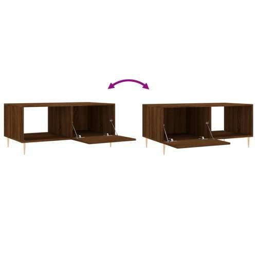 Stolić za kavu Smeđa hrasta 90x50x40 cm konstruirano drvo - Smeđi hrast 1 Cijena