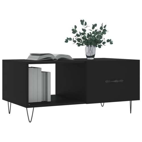 Stolić za kavu crni 90x50x40 cm od konstruiranog drva - Crna 1 Cijena