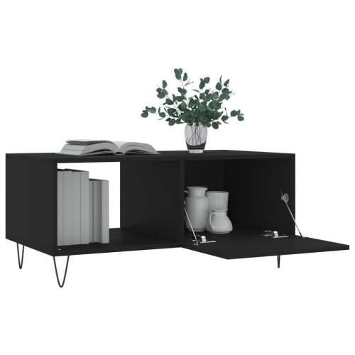 Stolić za kavu crni 90x50x40 cm od konstruiranog drva - Crna 1 Cijena