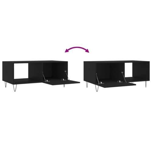 Stolić za kavu crni 90x50x40 cm od konstruiranog drva - Crna 1 Cijena