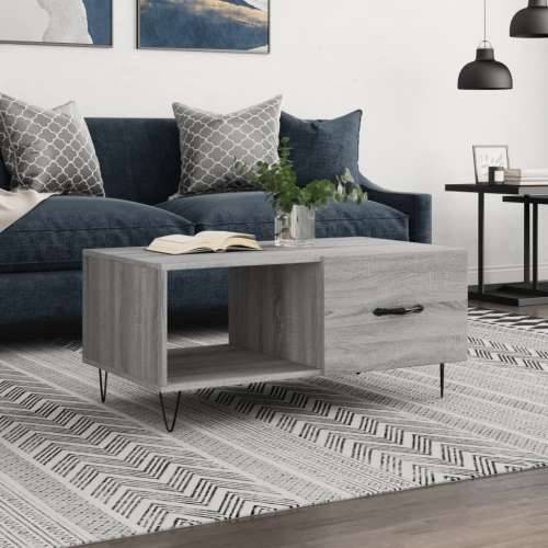 Stolić za kavu boja hrasta 90x50x40 cm konstruirano drvo - Sivi hrast sonoma 1 Cijena