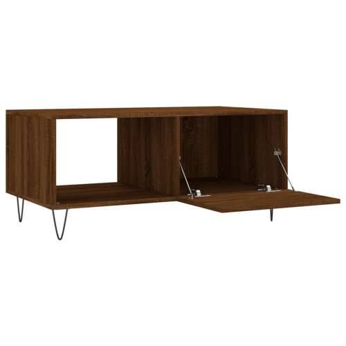 Stolić za kavu Smeđa hrasta 90x50x40 cm konstruirano drvo - Smeđi hrast 1 Cijena