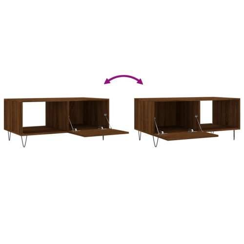 Stolić za kavu Smeđa hrasta 90x50x40 cm konstruirano drvo - Smeđi hrast 1 Cijena