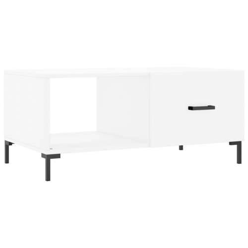 Stolić za kavu bijeli 90 x 50 x 40 cm od konstruiranog drva - Bijela 1 Cijena