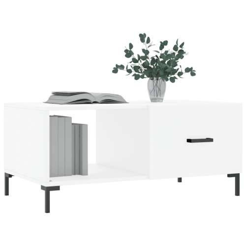 Stolić za kavu bijeli 90 x 50 x 40 cm od konstruiranog drva - Bijela 1 Cijena
