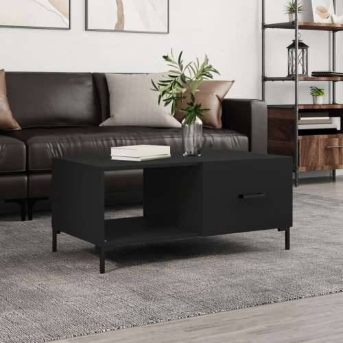 Stolić za kavu crni 90x50x40 cm od konstruiranog drva - Crna 1 Cijena