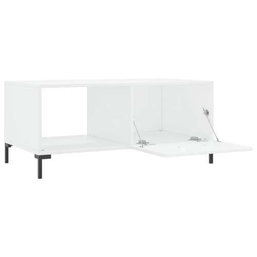 Stolić za kavu sjajni bijeli 90 x 50 x 40 cm konstruirano drvo - Visoko sjajno bijela 1 Cijena
