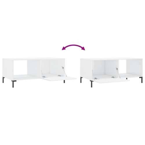 Stolić za kavu sjajni bijeli 90 x 50 x 40 cm konstruirano drvo - Visoko sjajno bijela 1 Cijena