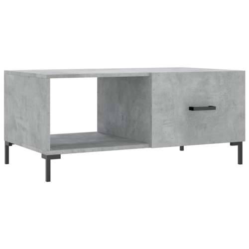 Stolić za kavu boja betona 90 x 50 x 40 cm konstruirano drvo - Beton siva 1 Cijena