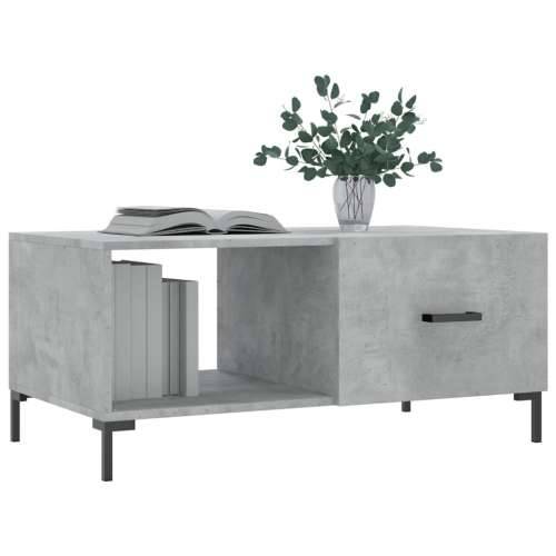 Stolić za kavu boja betona 90 x 50 x 40 cm konstruirano drvo - Beton siva 1 Cijena