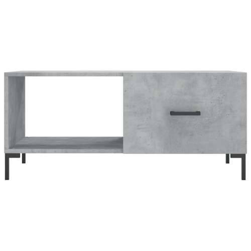 Stolić za kavu boja betona 90 x 50 x 40 cm konstruirano drvo - Beton siva 1 Cijena