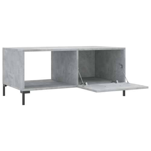 Stolić za kavu boja betona 90 x 50 x 40 cm konstruirano drvo - Beton siva 1 Cijena