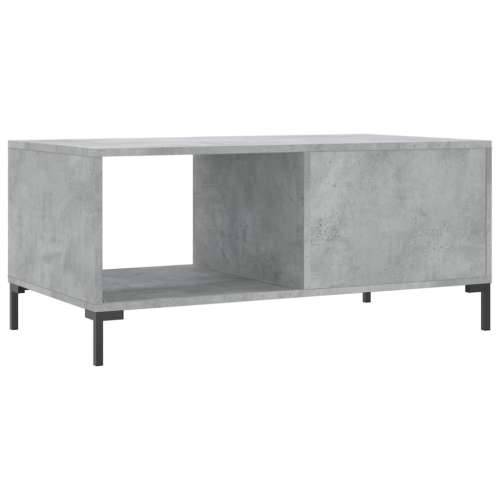 Stolić za kavu boja betona 90 x 50 x 40 cm konstruirano drvo - Beton siva 1 Cijena