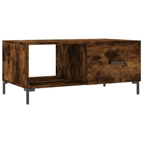 Stolić za kavu boja hrasta 90x50x40 cm konstruirano drvo - Dimljeni hrast 1 Cijena