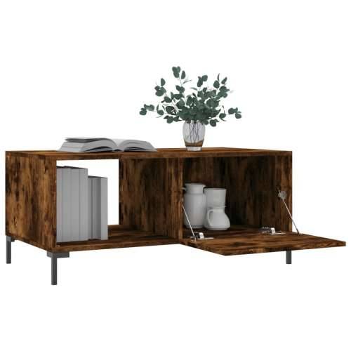 Stolić za kavu boja hrasta 90x50x40 cm konstruirano drvo - Dimljeni hrast 1 Cijena