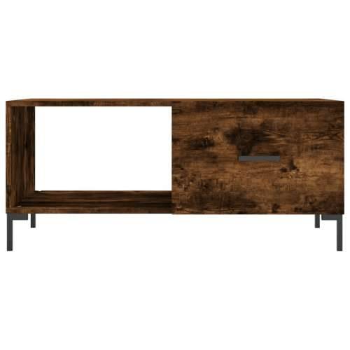 Stolić za kavu boja hrasta 90x50x40 cm konstruirano drvo - Dimljeni hrast 1 Cijena