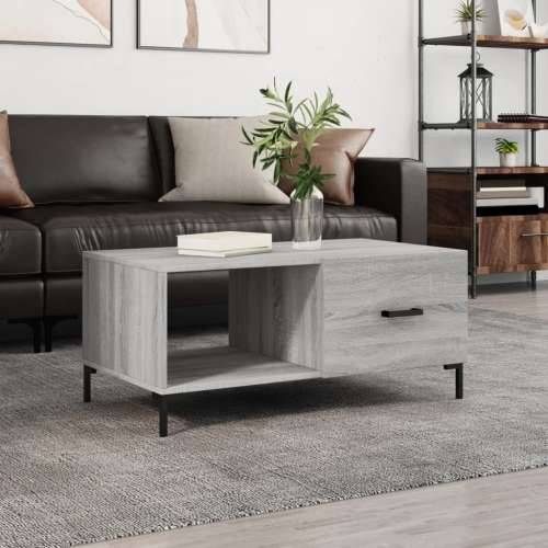 Stolić za kavu boja hrasta 90x50x40 cm konstruirano drvo - Sivi hrast sonoma 1 Cijena