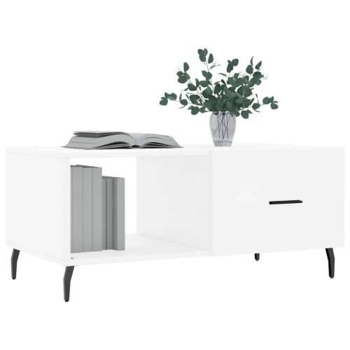 Stolić za kavu bijeli 90 x 50 x 40 cm od konstruiranog drva - Bijela 1 Cijena