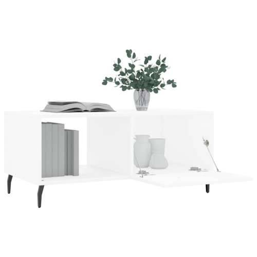 Stolić za kavu bijeli 90 x 50 x 40 cm od konstruiranog drva - Bijela 1 Cijena