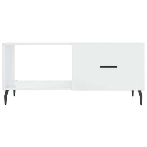 Stolić za kavu sjajni bijeli 90 x 50 x 40 cm konstruirano drvo - Visoko sjajno bijela 1 Cijena
