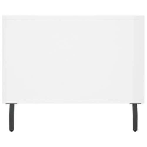 Stolić za kavu sjajni bijeli 90 x 50 x 40 cm konstruirano drvo - Visoko sjajno bijela 1 Cijena