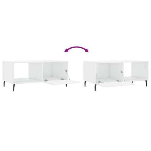 Stolić za kavu sjajni bijeli 90 x 50 x 40 cm konstruirano drvo - Visoko sjajno bijela 1 Cijena