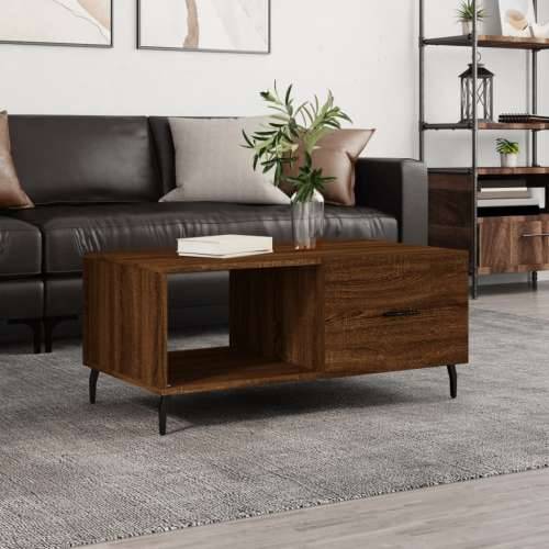 Stolić za kavu Smeđa hrasta 90x50x40 cm konstruirano drvo - Smeđi hrast 1 Cijena