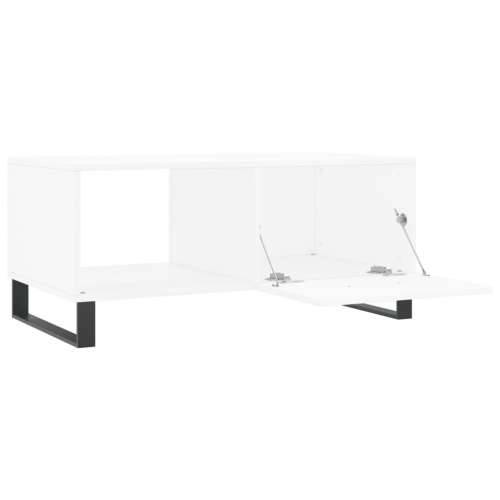 Stolić za kavu bijeli 90 x 50 x 40 cm od konstruiranog drva - Bijela 1 Cijena