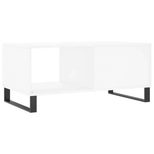 Stolić za kavu bijeli 90 x 50 x 40 cm od konstruiranog drva - Bijela 1 Cijena