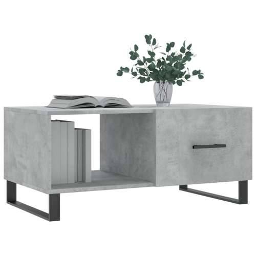 Stolić za kavu boja betona 90 x 50 x 40 cm konstruirano drvo - Beton siva 1 Cijena