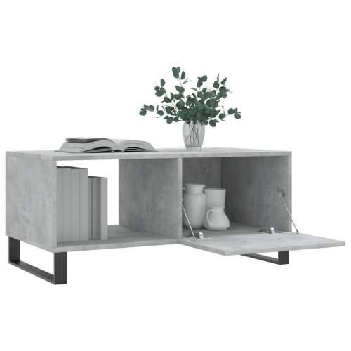 Stolić za kavu boja betona 90 x 50 x 40 cm konstruirano drvo - Beton siva 1 Cijena