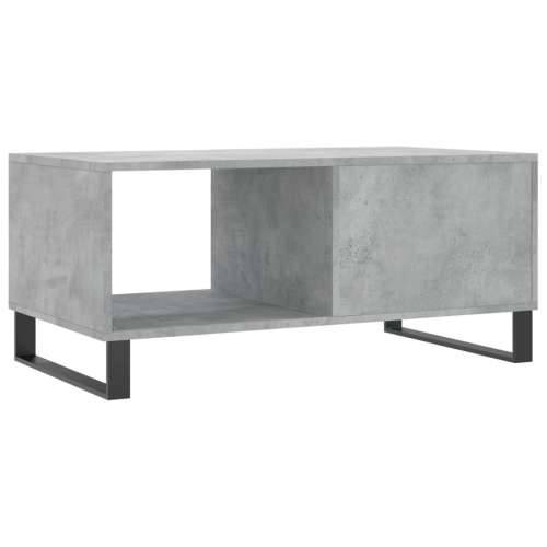 Stolić za kavu boja betona 90 x 50 x 40 cm konstruirano drvo - Beton siva 1 Cijena