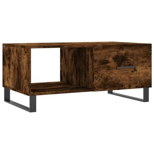Stolić za kavu boja hrasta 90x50x40 cm konstruirano drvo - Dimljeni hrast 1 Cijena