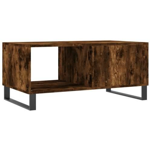 Stolić za kavu boja hrasta 90x50x40 cm konstruirano drvo - Dimljeni hrast 1 Cijena