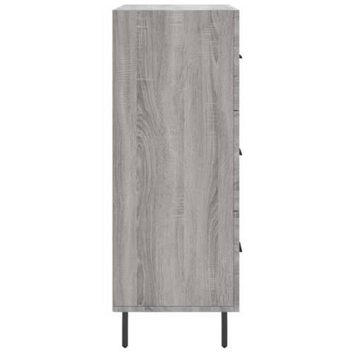 Komoda boja hrasta sonome 69,5 x 34 x 90 cm konstruirano drvo - Sivi hrast sonoma 1 Cijena