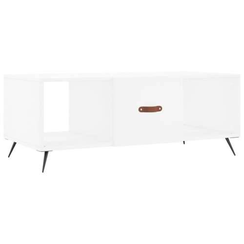 Stolić za kavu bijeli 102 x 50 x 40 cm od konstruiranog drva - Bijela 1 Cijena