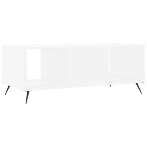 Stolić za kavu bijeli 102 x 50 x 40 cm od konstruiranog drva - Bijela 1 Cijena