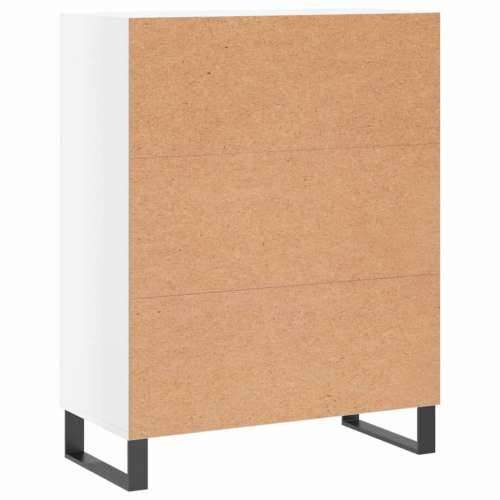 Komoda sjajna bijela 69,5x34x90 cm od konstruiranog drva - Visoko sjajno bijela 1 Cijena